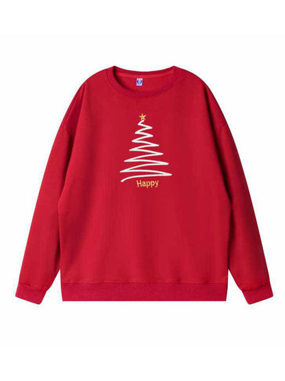 Sweatshirts- Cozy Christmas Cheer: Mommy and Me Tree Sweatshirt Duo- - IndioGear Clothing and Gear