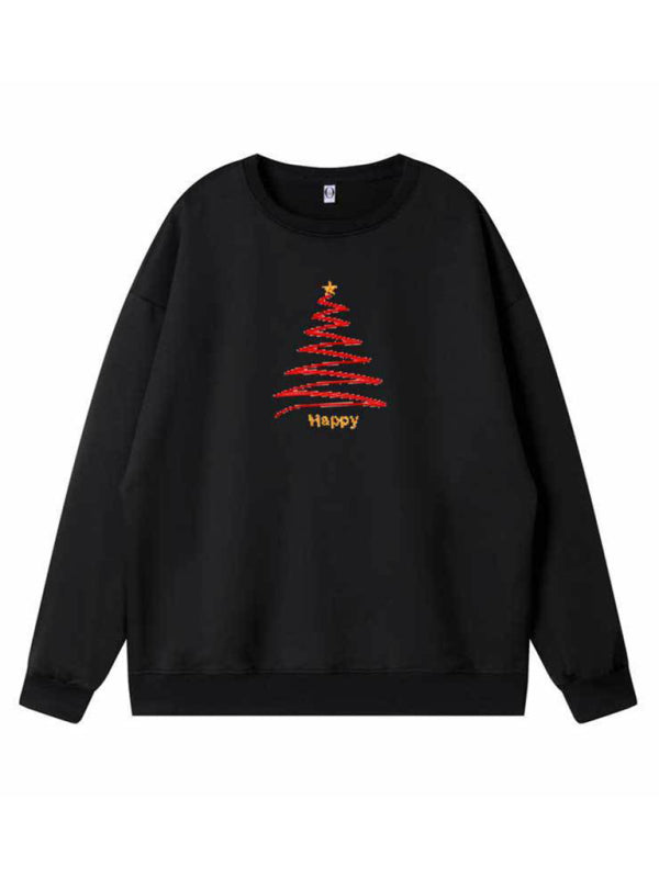 Sweatshirts- Cozy Christmas Cheer: Mommy and Me Tree Sweatshirt Duo- - IndioGear Clothing and Gear