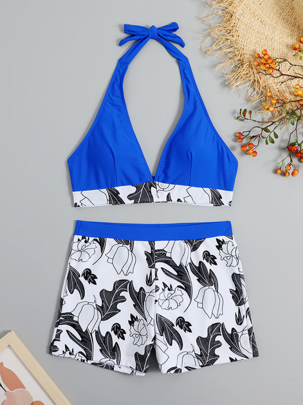 Tankini Set- Tropical Romance: Two Piece Tankini Set for a Dreamy Summer- - IndioGear Fashion and Gear