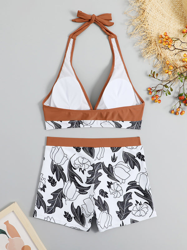 Tankini Set- Tropical Romance: Two Piece Tankini Set for a Dreamy Summer- - IndioGear Fashion and Gear