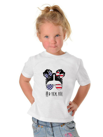 Top- Celebrate Mom in Style with Our Children's Cartoon Print T-Shirt- - IndioGear Fashion and Gear