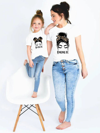 Top- Celebrate Mom in Style with Our Women's Cartoon Print T-Shirt- - IndioGear Fashion and Gear