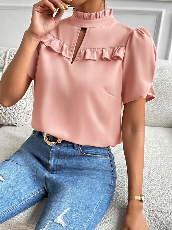 Top- Effortlessly Chic Elegant Blouse for the Modern Woman- - IndioGear Fashion and Gear