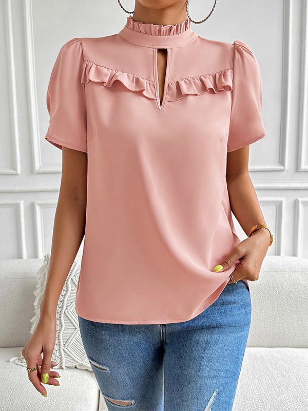 Top- Effortlessly Chic Elegant Blouse for the Modern Woman- - IndioGear Fashion and Gear