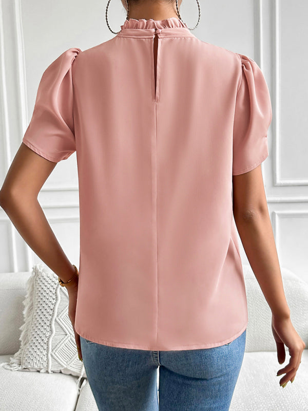 Top- Effortlessly Chic Elegant Blouse for the Modern Woman- - IndioGear Fashion and Gear