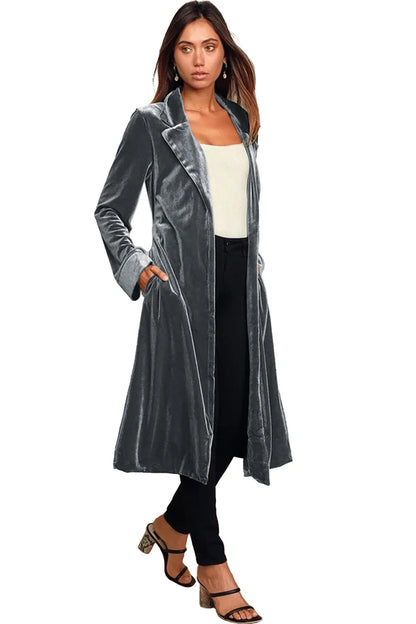 Velvet Coats- Luxe Velvet Velour Coat for Exclusive Events- - IndioGear Clothing and Gear