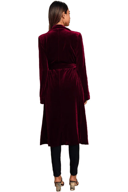 Velvet Coats- Luxe Velvet Velour Coat for Exclusive Events- - IndioGear Clothing and Gear