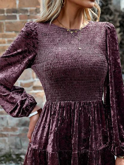 Velvet Dresses- Elegant Sparkly Velvet Dress for Cocktails- - IndioGear Clothing and Gear