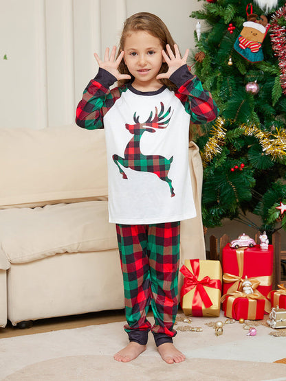 Xmas Pajamas- Cotton Plaid Reindeer Pajamas for the Whole Family on Thanksgiving- - IndioGear Clothing and Gear