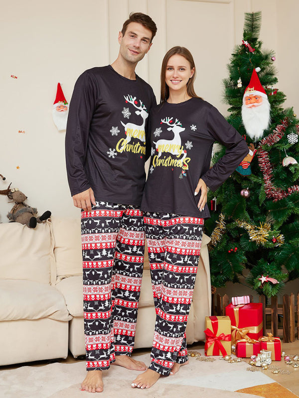 Xmas Pajamas- Family Matching Pajama Sets with Reindeer Elk for Thanksgiving & Christmas- - IndioGear Clothing and Gear