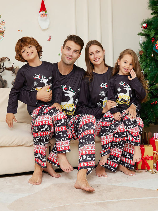 Xmas Pajamas- Family Matching Pajama Sets with Reindeer Elk for Thanksgiving & Christmas- - IndioGear Clothing and Gear