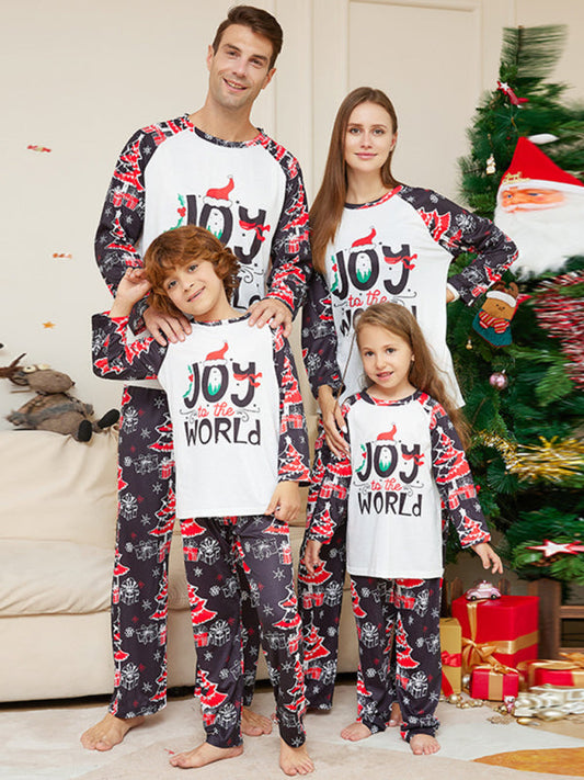 Xmas Pajamas- Family Matching Pajama Sets with Santa Claus for Thanksgiving & Christmas- Black- IndioGear Clothing and Gear