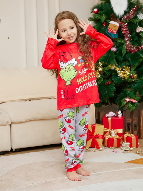 Xmas Pajamas- Festive & Fun: Matching 'Hi Deer Ugly Grinch' Pajama Sets for Thanksgiving- - IndioGear Clothing and Gear