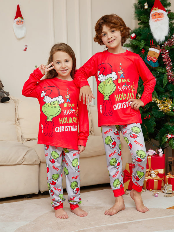 Xmas Pajamas- Festive & Fun: Matching 'Hi Deer Ugly Grinch' Pajama Sets for Thanksgiving- - IndioGear Clothing and Gear