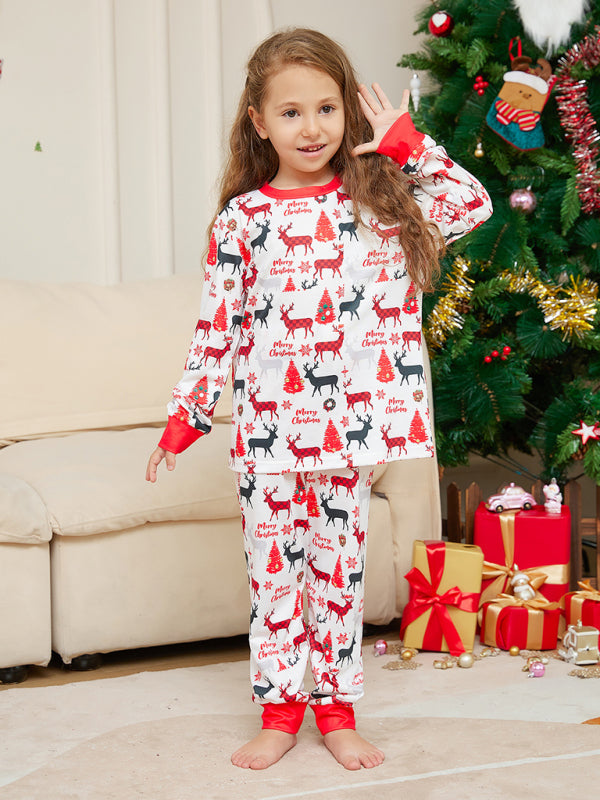 Xmas Pajamas- Thanksgiving & Christmas Joy: Family Matching Reindeer Pajama Set- - IndioGear Clothing and Gear