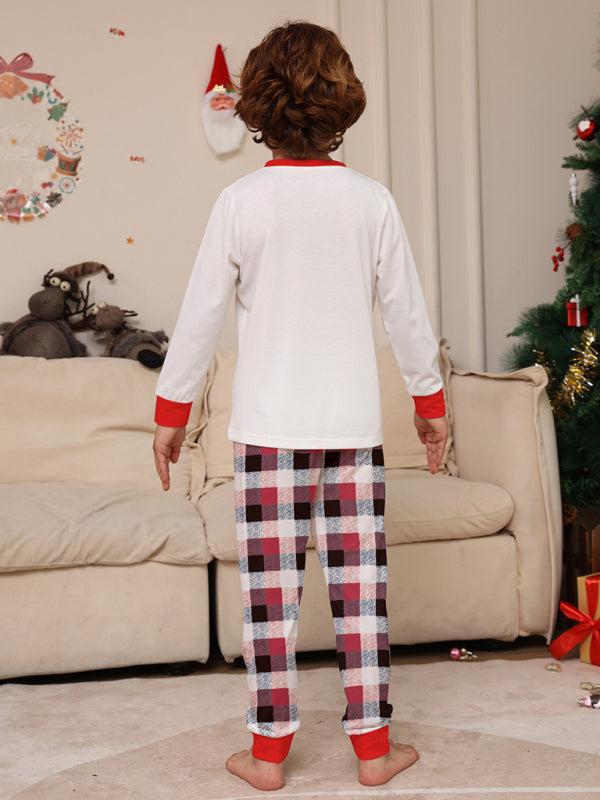 Xmas Pajamas- Thanksgiving & Christmas Tradition: Plaid Reindeer Pajama Set for the Whole Family- - IndioGear Clothing and Gear