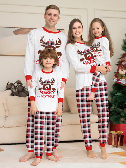 Xmas Pajamas- Thanksgiving & Christmas Tradition: Plaid Reindeer Pajama Set for the Whole Family- - IndioGear Clothing and Gear